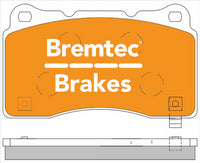 BREMTEC EVOLVE PERFORMANCE CERAMIC+ OPEL INSIGNIA 2.8 V6T 2013- BT1529EV550