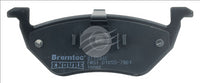 BREMTEC 4WD BRAKE PADS SET FORD ESCAPE 4D 3.0 WAGON 2007- BT1534E