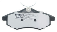 BREMTEC EURO-LINE BRAKE PADS SET CITROEN C2 1.1, 1.4i 2004- BT1538ELC