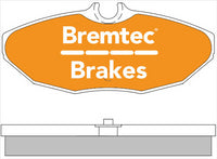 BREMTEC EURO-LINE BRAKE PADS SET JAGUAR S-TYPE V6, V8 BT153ELC