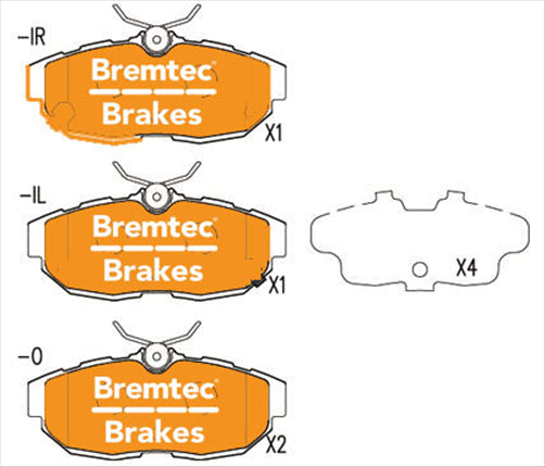 BREMTEC EVOLVE HRBID-CARBON FORD MUSTANG GT 5.0L 2010- BT15400EV550