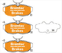 BREMTEC EVOLVE HRBID-CARBON FORD MUSTANG GT 5.0L 2010- BT15400EV550