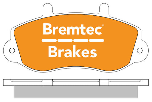 BREMTEC EURO-LINE BRAKE PADS SET BT1543ELC