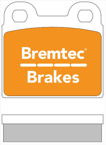 BREMTEC TRADELINE BRAKE PAD SET REAR ALFA COUPE GT VELOCE 1.7, 2.0 BT1546TS