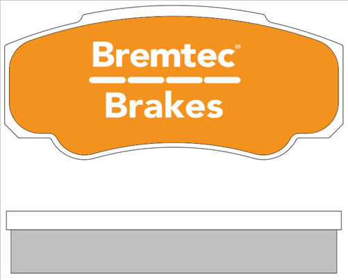 BREMTEC EURO-LINE HD BRAKE PADS SET FIAT DUCATO 2.3TD, 2.8TD BT1564ELH