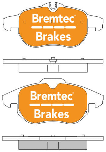 BREMTEC EURO-LINE BRAKE PADS SET SAAB 9-3 (YS3F) 1.8T, 2.0T BT1567ELC