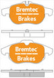 BREMTEC TRADE-LINE BRAKE PADS SET HOLDEN VECTRA ZC 2003- BT1567TS