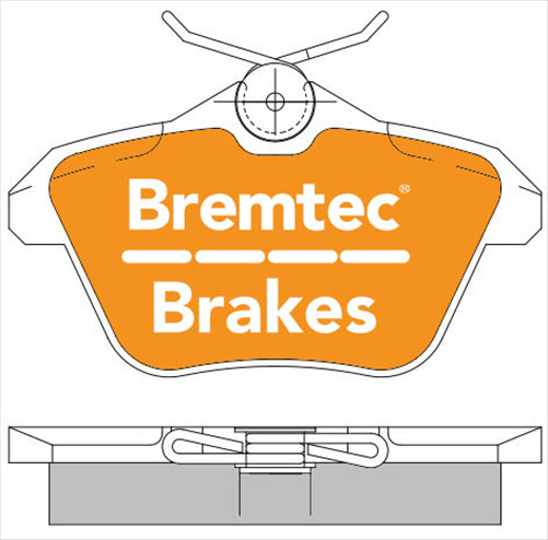 BREMTEC EURO-LINE BRAKE PADS SET ALFA 156 932 1.9 2.4JTD 2.0TS BT1576ELC