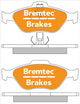 BREMTEC PRO-LINE BRAKE PADS SET FORD FIESTA WP, WQ 1.6 (W/ABS) BT1578PRO