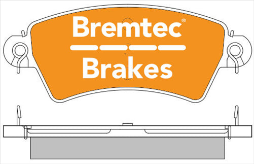 BREMTEC EURO-LINE BRAKE PADS SET PEUGEOT 306 (BOSCH CALIPER) BT1584ELC