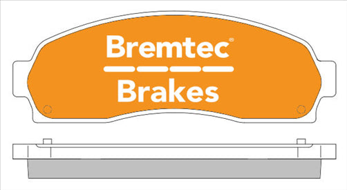 BREMTEC PRO-LINE BRAKE PADS SET FORD EXPLORER 4WD 2002-05 BT158PRO