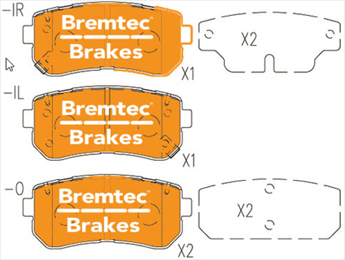 BREMTEC PRO-SERIES HD HYUNDAI KONA (OS) 2.0L 2017- BT15970PRO