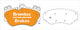 BREMTEC EURO-LINE BRAKE PADS SET BT1602ELC