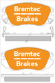 BREMTEC EURO-LINE BRAKE PADS SET SAAB 9-5 (YS3G) 2.3T 296mm DIA BT1631ELC