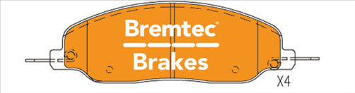 BREMTEC HYBRID-CARBON HIGH PERFORMANCE FORD MUSTANG 4.6L 2005- BT1635EV550