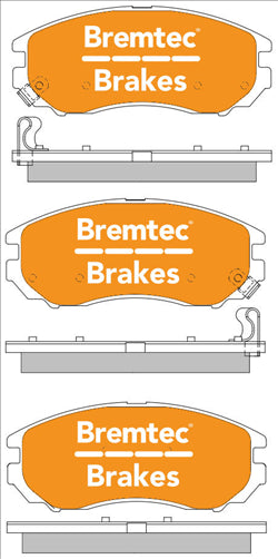 BREMTEC PRO-LINE BRAKE PADS SET HYUNDAI TIBURON 2.7 COUPE BT1656PRO