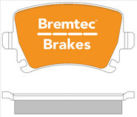 BREMTEC PRO-LINE BRAKE PADS SET VOLKSWAGON GOLF MKV 2005- BT1660PRO