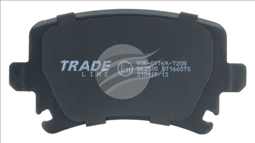 BREMTEC TRADELINE BRAKE PAD SET REAR VOLKSWAGON GOLF MKV 2005- BT1660TS