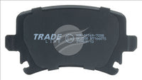 BREMTEC TRADELINE BRAKE PAD SET REAR VOLKSWAGON GOLF MKV 2005- BT1660TS