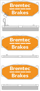 BREMTEC TRADE-LINE BRAKE PADFRONT SET SUZUKI SWIFT EZ FZ RS416 2005- BT1669TS