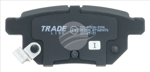 BREMTEC TRADELINE BRAKE PAD SET REAR TOYOTA PRIUS 1.8 (ZVW40) 2012- BT16810TS