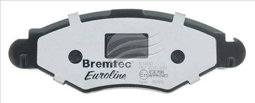 BREMTEC EURO-LINE BRAKE PADS SET PEUGEOT 206 (BOSCH) 1.4i 1999- BT1687ELC