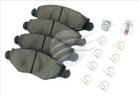 BREMTEC EURO-LINE BRAKE PADS SET PEUGEOT 206 (BOSCH) 1.4i 1999- BT1687ELC