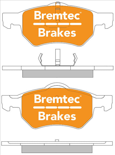 BREMTEC TRADE-LINE BRAKE PADS SET CHRYSLER VOYAGER III 2000- ATE BT1691TS