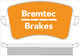 BREMTEC TRADELINE BRAKE PAD SET REAR AUDI A4 B8 1.8 2.0 TFSI PR1LT BT1736TS