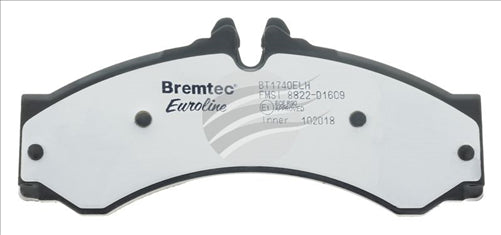 BREMTEC EURO-LINE HD BRAKE PADS SET MERCEDES SPRINTER (905) PERROT BT1740ELH