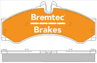 BREMTEC TRADE-LINE BRAKE PADS SET MERCEDES SPRINTER (905) PERROT BT1740TS