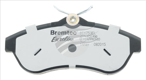 BREMTEC EURO-LINE BRAKE PADS SET CITROEN C3 1.6 (LUAS) 2002-09 BT1753ELC
