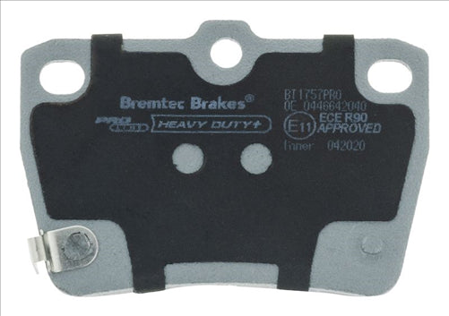 BREMTEC PRO-LINE BRAKE PADS SET TOYOTA RAV4 II 2.0 VVTi 2000- BT1757PRO