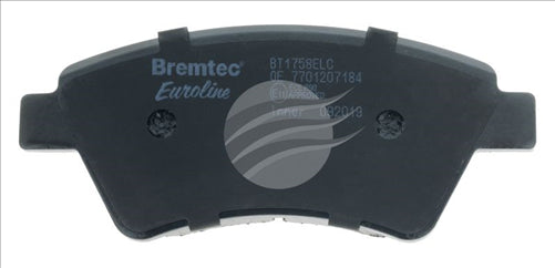 BREMTEC EURO-LINE BRAKE PADS SET RENAULT MEGANE II KMO/1 BT1758ELC