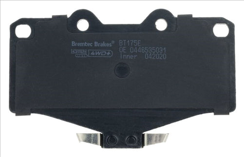 ENDURE BRAKE PAD FRONT SET HILUX LANDCRUISER PRADO BT175E