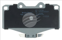 BREMTEC PRO LINE HD CERAMIC+ LOW DUST HILUX, 4 RUNNER PRADO FRONT BT175PRO