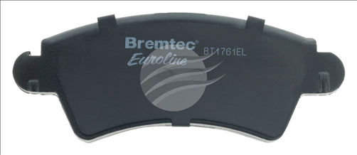BREMTEC EURO-LINE BRAKE PADS SET PEUGEOT 206 (2A/) 1.6 16V BT1761ELC