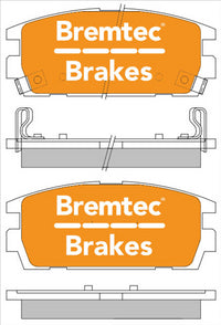 BREMTEC PRO LINE HD CERAMIC+ LOW DUST HOLDEN CAPTIVA 2.4 2006- BT1776PRO