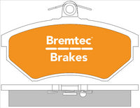 BREMTEC EURO-LINE BRAKE PADS SET VW GOLF MKIII 2.0, VR6 2.8 BT177ELC