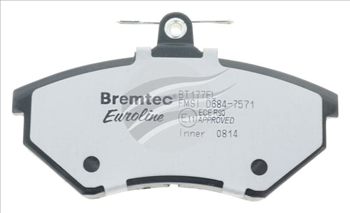 BREMTEC EURO-LINE BRAKE PADS SET VW GOLF MKIII 2.0, VR6 2.8 BT177ELC