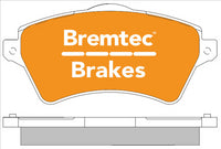BREMTEC TRADE-LINE BRAKE PADS SET ROVER FREELANDER SE 2002- BT1788TS