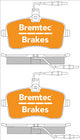 BREMTEC TRADELINE BRAKE PAD SET FRONT PEUGEOT 407 SERIES 2.2, 3.0HDi BT1792TS