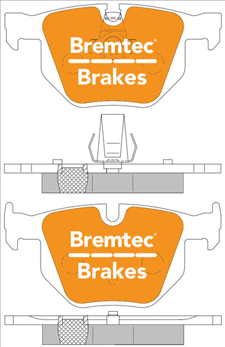 BREMTEC PRO-LINE BRAKE PADS SET BMW X5 (E70) 3.0d 2007- BT1794PRO