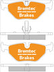 BREMTEC TRADE-LINE BRAKE PADS SET BMW 3 SERIES (E46) 1999- BT1795TS