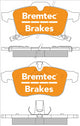 BREMTEC TRADE-LINE BRAKE PADS SET HOLDEN ASTRA AH 2005- BT1803TS