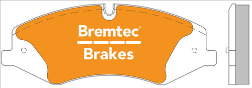 BREMTEC PRO-LINE BRAKE PADS SET LANDROVER DISCOVERY III (LM) BT1805PRO