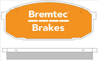 BREMTEC TRADE-LINE BRAKE PADS SET MAZDA 323 BH ASTINA V6 1994-98 BT1814TS