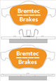 BREMTEC TRADE-LINE BRAKE PADS SET LAGUNA II KG0/1 50MM CLIP BT1816TS