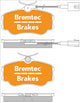 BREMTEC EURO-LINE BRAKE PADS SET ALFA 164 2.0, 2.0TS SENSOR BT1819ELC