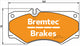 BREMTEC EURO-LINE BRAKE PADS SET BT181ELC